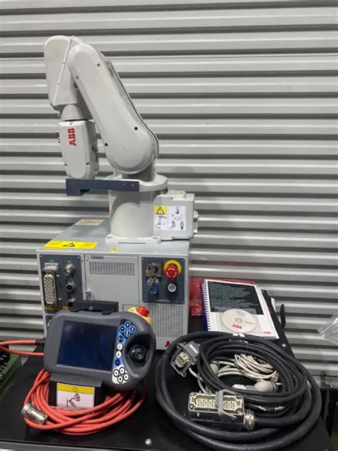 ABB IRB 120 Robot with IRC5 Controller, Teach Pendant, and Cables, 220/230AC $8,888.00 - PicClick