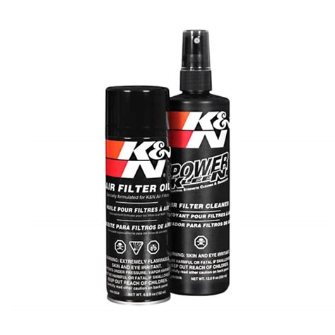 K&N® 99-5000 - Air Filter Cleaning Kit Aerosol (12 oz Cleaner, 6.5 oz Oil)