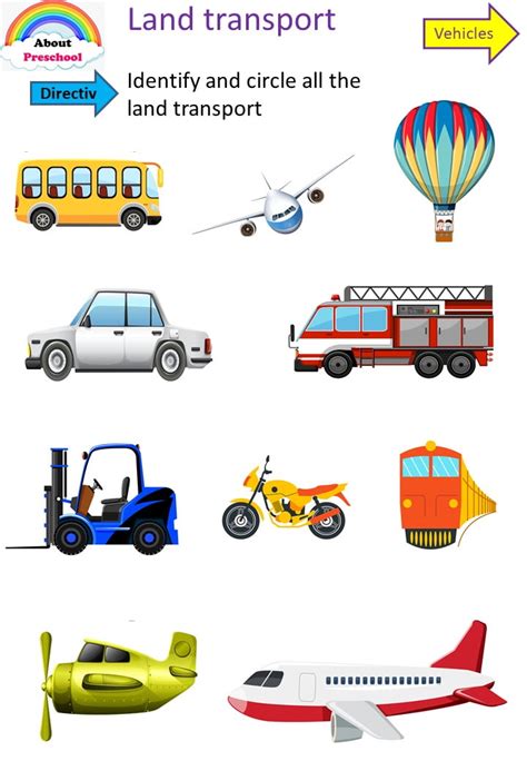 Land Transport – About Preschool