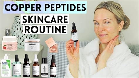 ANTI-AGING SKINCARE ROUTINE USING COPPER PEPTIDES - YouTube