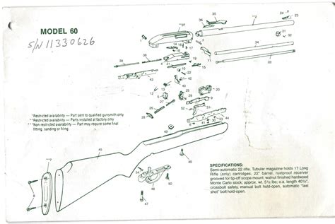 Marlin Model 60 Exploded View