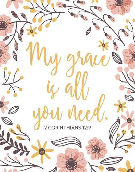 My grace is all you need – 2 Corinthians 12:9 – Seeds of Faith