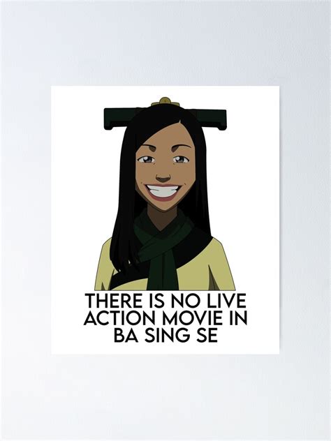 "joo dee from avatar "there is no live action movie in ba sing se ...