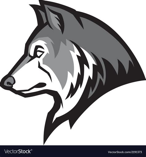 Wolf mascot Royalty Free Vector Image - VectorStock