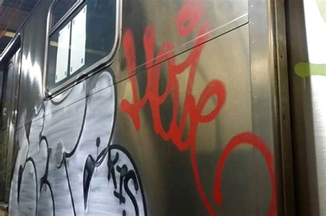 Veteran graffiti artist busted while tagging subway cars