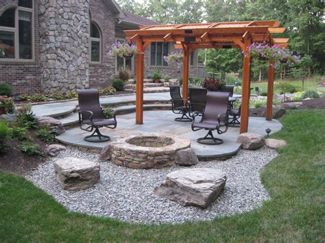 Landscape & Garden Design in MD, VA, and WV | Fire pit patio, Backyard fire, Backyard patio