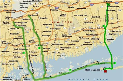 Robert Moses State Park Map - Map Of South America