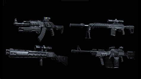 Showcase of some weapon blueprints in Call Of Duty Modern Warfare ...