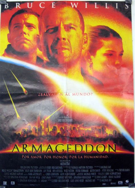 "ARMAGEDDON" MOVIE POSTER | Movie posters, Armageddon movie, Armageddon