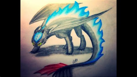 SPEED DRAW: Alpha Toothless - YouTube