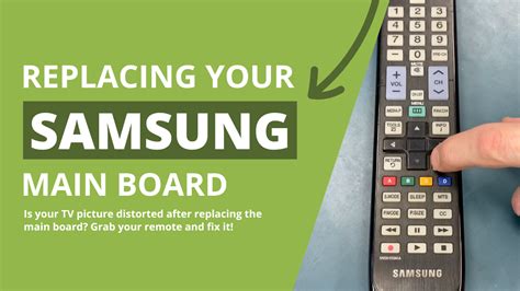 Replacing a Samsung Main Board? Make Sure to Do these Steps!