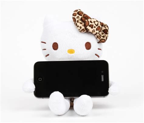 Hello Kitty Cell Phone Stand: Leopard | Hello kitty accessories, Hello ...