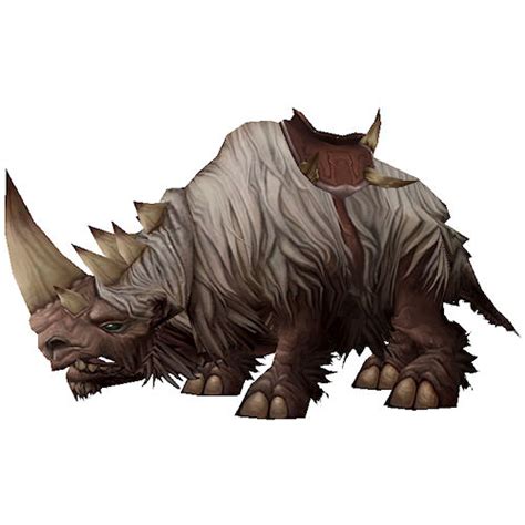 Wooly White Rhino | Warcraft Mounts