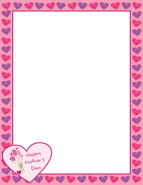 Mother's Day Border: Clip Art, Page Border, and Vector Graphics ...