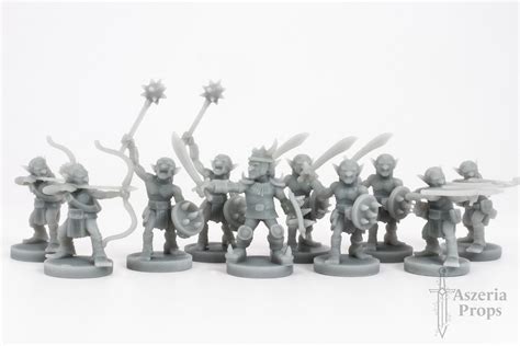 Goblin Horde Dnd Minis set of 10 Dnd Monster Miniatures Bulk - Etsy in ...