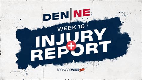 Broncos injury report: Nik Bonitto ruled out for…