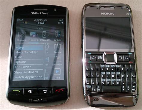 BlackBerry Storm vs Nokia N71 | textlad | Flickr