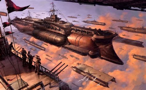Dieselpunk airships - Dieselpunks