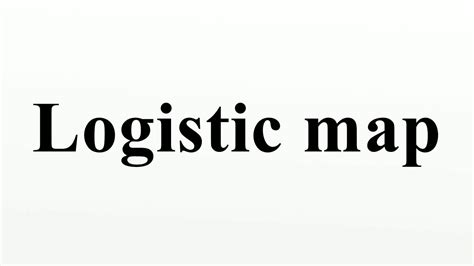 Logistic map - YouTube