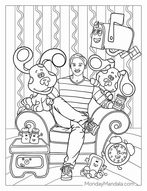 30 Blue's Clues Coloring Pages (Free PDF Printables)