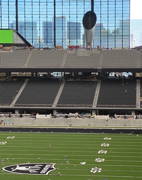 Las Vegas Raiders-branded artificial turf laid at Allegiant Stadium | Raiders News | Sports