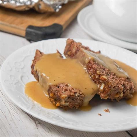 Meatloaf with Gravy - THIS IS NOT DIET FOOD