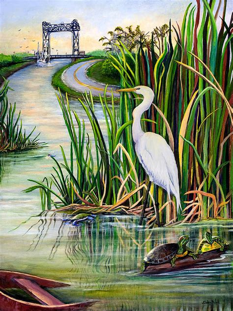 Louisiana Wetlands by Elaine Hodges