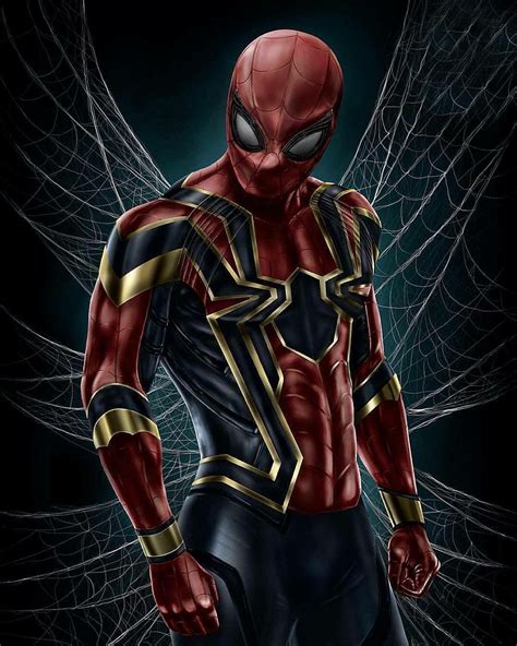 Iron Spider Man Drawing