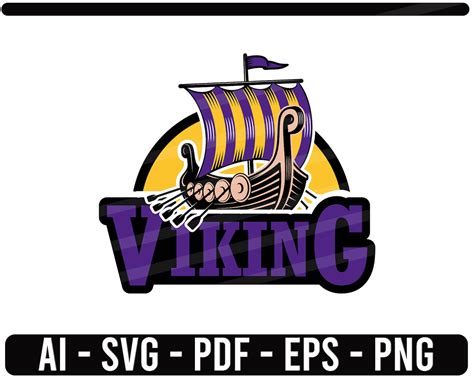 Minnesota Vikings ship SVG NFL sports Logo Football cut file | Etsy