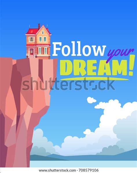 Cartoon Style Vector Flying House Cottage Stock Vector (Royalty Free) 708579106 | Shutterstock