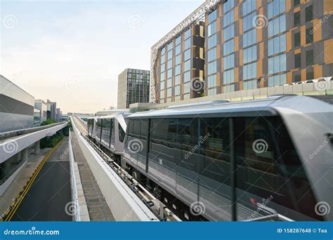 The Changi Airport Skytrain Editorial Stock Photo - Image of singapore ...