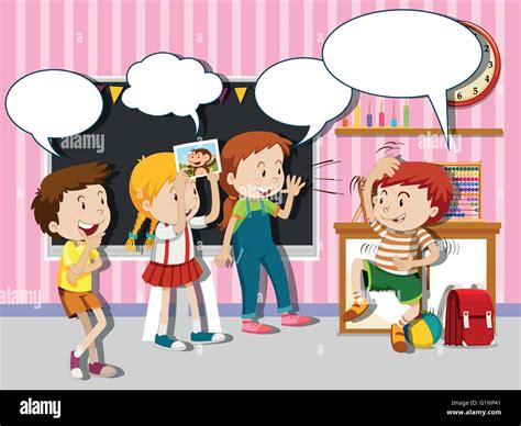 Classroom role play Stock Vector Images - Alamy