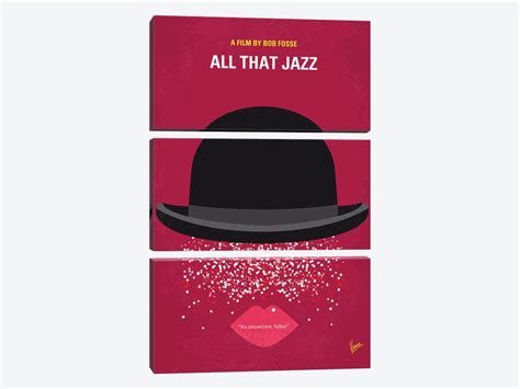 All That Jazz Minimal Movie Poster Canvas Print by Chungkong | iCanvas