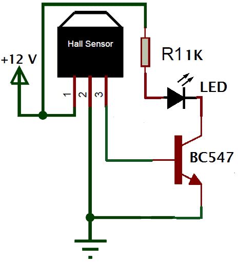 Hall Effect Sensor A3144 Magnetic Switch Basics Working