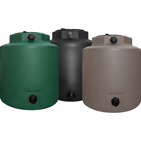 200 Gallon Snyder Vertical Water Storage Tank - Rainwater Collection and Stormwater Management