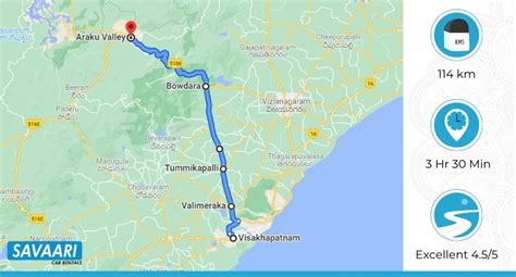 Vizag to Araku Valley Road Trip – Distance, Time and Useful Travel Information