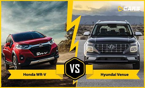 Honda WR-V vs Hyundai Venue- Price, Specs, Features Comparison