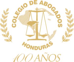 Colegio de Abogados de Honduras 100 años Logo Download png