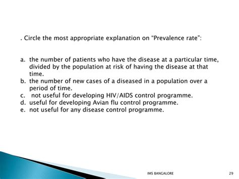 Epidemiological methods