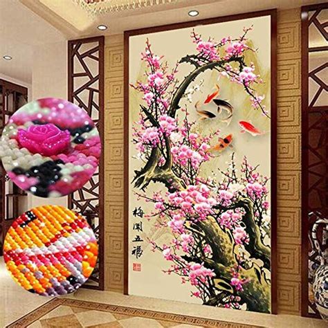 Trayosin Large 5D Diamond Painting Kits for Adults Full Drill 20x39.4Inch /50x100CM Crystal ...