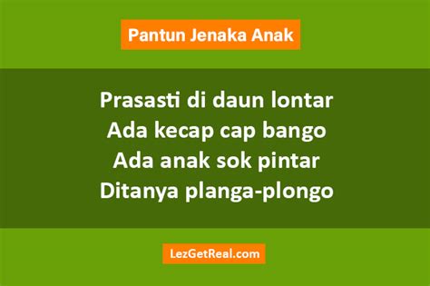 60+ PANTUN JENAKA Lucu Banget Gokil Beserta Maknanya