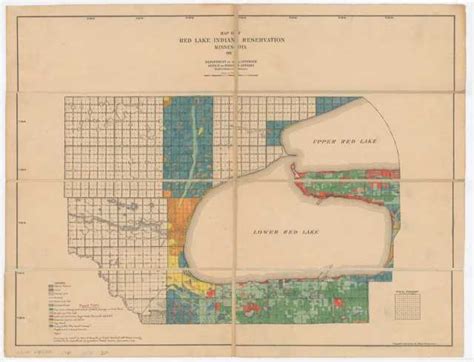 Map of Red Lake Indian Reservation, 1911 | MNopedia