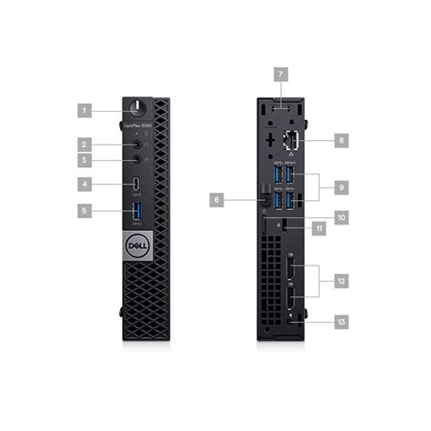 Dell OptiPlex 5060 Micro i5-8500T 2.1G 9M 6C UMA 8G 1TG W10P Wireless ...