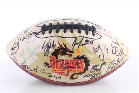 Lot - Signed New York Dragons Arena Football