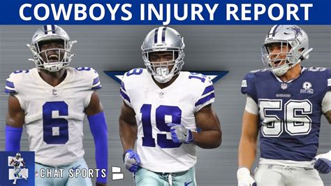 Cowboys Injury Report: News On Amari Cooper & Donovan Wilson + Bradlee ...