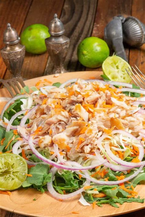 Smoked Fish Salad (A delectable dish from the Seychelles) - International Cuisine