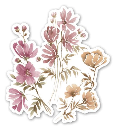 Buy Vintage Cosmos - Die cut stickers - StickerApp