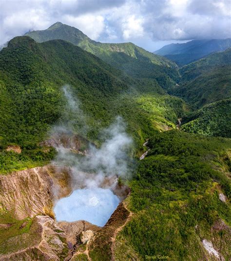 Boiling lake Dominica [1327 x 1500] Photo by Derek Galon. Link to blog posts and more photos in ...