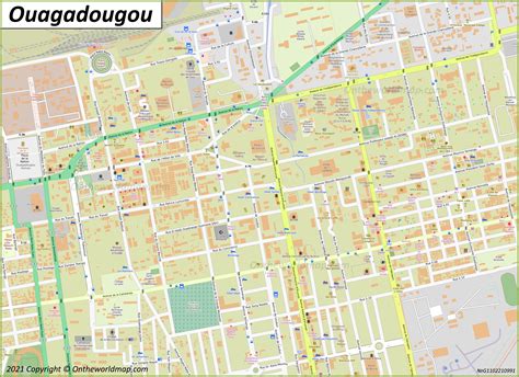 Ouagadougou Map | Burkina Faso | Maps of Ouagadougou