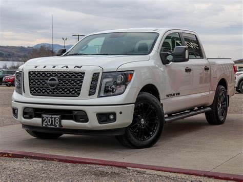 Pre-Owned 2018 Nissan Titan Crew Cab SV Midnight Edition Pick up in Kelowna #R0153 | Sentes ...